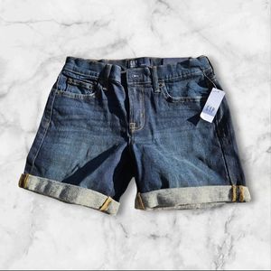 Gap Mid Rise 5 Inch Boyfriend Shorts - Deep Blue